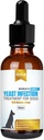 Kilab Natural Yeast Infection Treatment for Dogs. Wspiera zdrowe Itch Relief, Zapalenie Relief, Ulga alergiczna i więcej. Pies Yeast Infection Treatment. (60 ML)