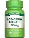 Nature 's Truth Potasu Citrate Supplement Agregat 124; 275mg Agregat 124; 90 Kapsułki Agregat 124; Non- GMO & Gluten Free