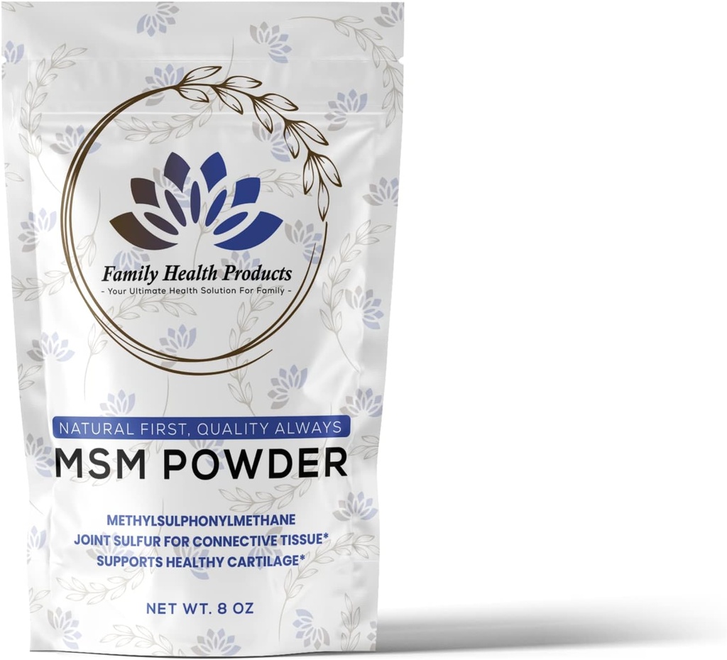 Proszek MSM (MethylSulfonylMetan) Proszek luzem Proszki Pure MSM Wsparcie skóry paznokci, Elastyczność, Detoksykacji, Przyspieszenie energii, 2lb 1 Pack