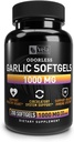 Suplement do czosnku bezogonowy 124; 1000 mg na serwowanie 124; Wspomaganie zdrowia serca, cyrkulacji i układu immunologicznego 124; GMP Certified, Non-GMO, 3. testowane 124; 200 kapsułki