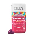 OLLY Ultra Siła Prenatal Multivitamin Softgels, Wspiera zdrowy wzrost, Rozwój mózgu, Żelazko, Kwas foliowy, DHA, Witaminy C, E, 30 Day Suppli- 60