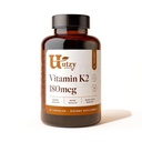 Utzy Naturals Witamina K2 Bilans 124; 180 µg MenaQ7 ® Forma K2 Bilans 124; Made in USA Bilans 124; 60 Kapsułki