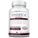 Zatwierdzone Science Tinnitol - szum uszny Suplement Wsparcia - Ease Ringing in The Ears - Boost Inner Ear Health - 60 Kapsułki - Made in The USA