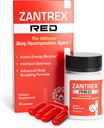 Zantrex Red Body Recomposition & Active Energy Booster Supplement Equipment 124; Wspomaga rzeźbę ciała, Zwiększona ostrość i wydajność treningu 124; 28 Kapsułki