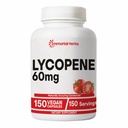 Suplement do likopenu dla mężczyzn 60 mg, 150 kapsułek, naturalny ekstrakt pomidorowy proszek do skóry, serce i wsparcie immunologiczne, 100% kompleks likopenu Veg, nie- GMO i suplement gluten wolny karotenoid