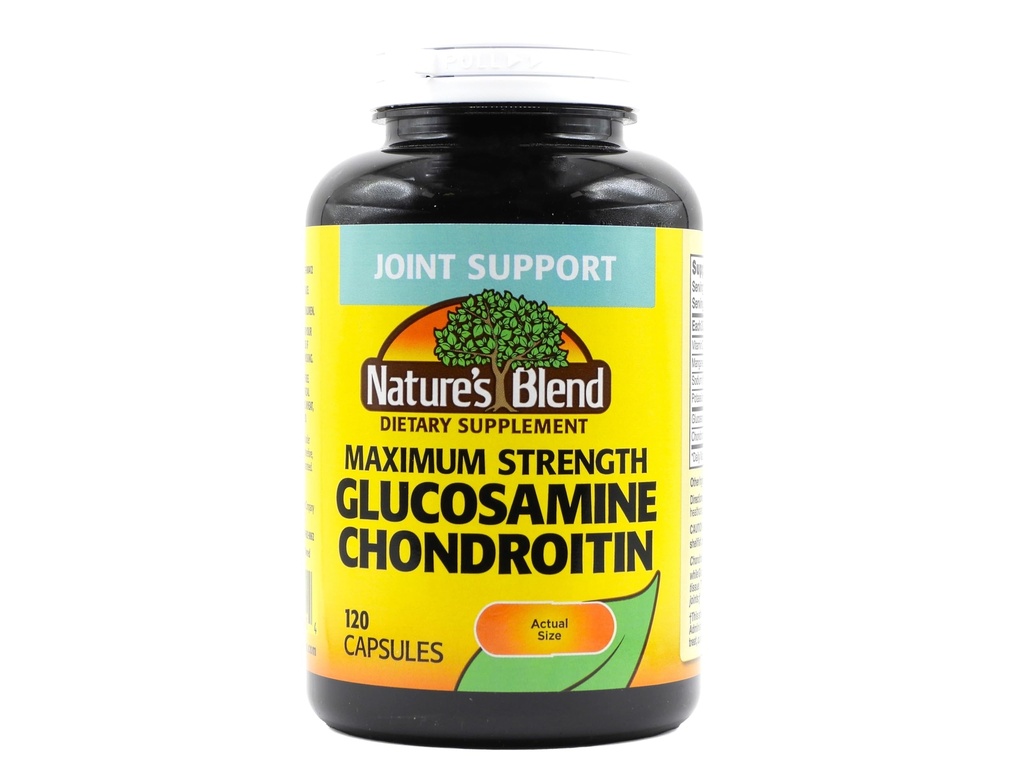 Glukozamina Chondroitin Maksymalna moc 120 Kapsułki według mieszanki przyroda