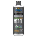 Ogród Życia Dr. Spreparowane Zdrowie Mózgu 100% Organic Coconut MCT Oil 16 fl oz Unflavored, 13g MCTs, Body & Brain Fuel, Certified Non-GMO Vegan & Gluten Free, Hexane- Free