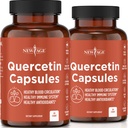 Nowy wiek Quercetin 1000mg Quercetin Kapsułki wegetariańskie 120 Count
