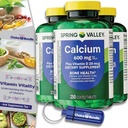 Wybór Bundle Spring Valley Wapnia Plus witaminy D Tabletki 600 mg 250 Ct 3 pk (750 Razem) + "Witaminy witalności" Przewodnik i pojemnik na pióro (5 pozycji)!