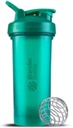 BlenderBottle Shaker Butelka z Pill Organizer and Storage for Protein Powder ProStak System, 22- Ounce, Teal