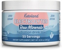 Surowe minerały + Glicyna w proszku 124; niearomatyzowane Keto Electrolytes w proszku 124; bez cukru, Stewia lub Fillery