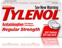 Tylenol Reg Strngth 100 's Rozmiar 100ct Tylenol 325 Mg Regularny ból siły Reliever