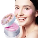 Rose Eye Mask- 60 PCS- Pod plastry oka Leczenie oka Maska dla ciemnych okręgów Puffy Eyes Bags Fine Lines Anti- Rotinkle z kwasem hialuronowym
