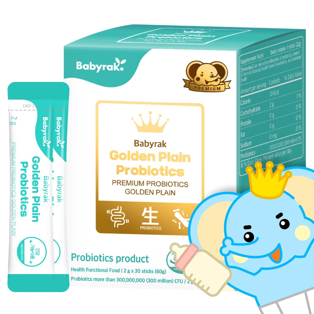 Probiotyki Golden Plain I Prebiotyki i Probiotyki I Brak sztucznych zapachów I Brak Sweeteners I 30 Sticks