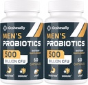 Probiotyki dla mężczyzn, 500 Miliard CFU & 12 Szczepy Mens probiotyczne, z Turmeric, Żurawina, Goji - Probiotyki dla Digestive Health, Gut, Immune & Bloating, Prostate & Urynary Tract Health, 120 kapsułki