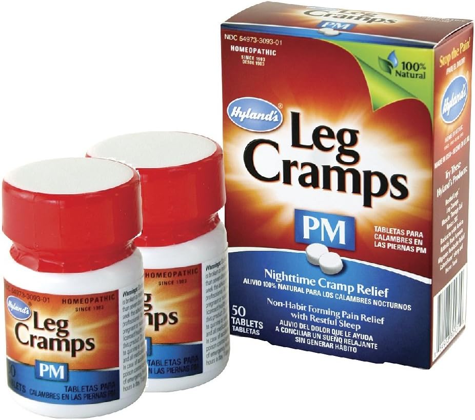 Hyland 's Leg Cramps PM Tablets, 50 Count (Opakowanie po 2)