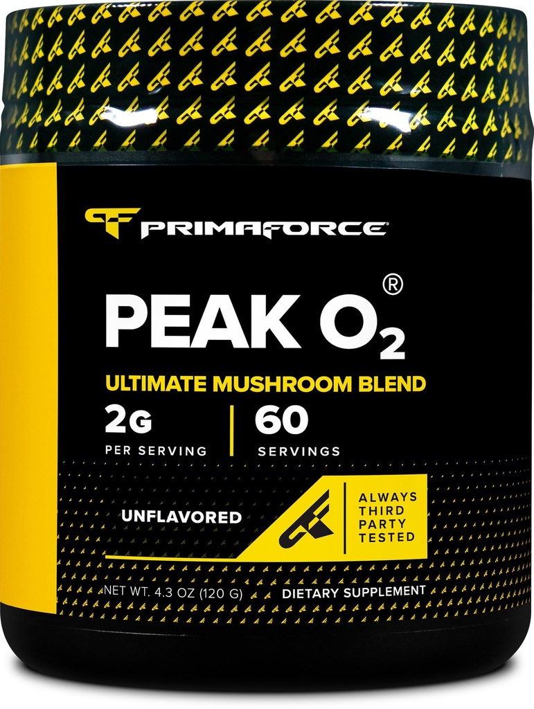 PrimaForce Peak O2 Workout Supplement, 120 gramów - Mieszanka proteinowa, Non-GMO, Wegan i Gluten Free