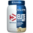 Dymatyzacja Elite 100% Proszek z białka serwatki, Leucyna L- Leucyna, Szybkie Absorbowanie i Szybkie Spożywanie do optymalnego odzyskiwania mięśni, Gourmet Vanilla, 32 Oz