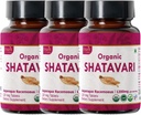 Shatavari 120 Tablety 124; Asparagus Racemosus (Shatavari) 124; USDA Organic Certified Criminated 124; Wsparcie zdrowia kobiet i układu immunologicznego 124; Suplement diety 120tab - Opakowanie 3