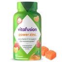 Witafuzja Moc Cynk Gummy Witaminy, Truskawka Tangerine zapachowe immunologiczne wsparcie (1), 90 Hrabia