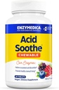 Enzymedica - Kwas do żucia Soothe, Wspiera ulgę sporadyczne Heartburn + Niestrawność, 30 liczenie