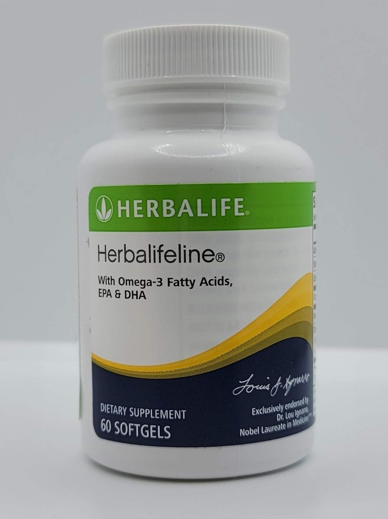 HERBALIFE Herbalifeline: 60 Softgels z witaminą E, Marine Lipid Complex, Omega-3 Kwasy tłuszczowe, EPA i DHA