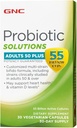 GNC Probiotic Solutions Dorośli, Zindywidualizowana formuła wegetariańska dla dorosłych 50 +, Wsparcie Digestive i immunologicznego zdrowia, 30 Kapsułki