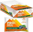 PROBAR - Meal Bar, Superberry & Zielone, Non-GMO, Gluten- Free, Zdrowe, Plant- based, Składniki żywności, Natural Energy (12 Count)