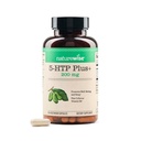 NatureWise 5- HTP 200mg Suplement z Griffonia Nasiona z Cofactor Witamina B6 - Wsparcie dla nastrojów i Natural Seep Aid dla dorosłych - Delayed- Release, Vegan - 60 Count [2- Month Supply]