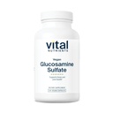 Vital Nutrigents Vegan Glucozamine Sulfate 750mg XI124; Zdrowa chrząstka, Mobilność i Joint Supplement Supplement XI124; Roślinne źródło Glukozaminy XI124; Gluten, Dairy, Soy Free XI124; Non-GMO XI124; 60 Kapsułki