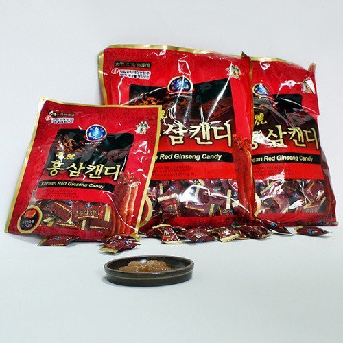 Koreański Premium Red Ginseng Candy (200gx3packs) 600g - Silny Red Ginseng Taste. Pomoc z ból gardła, kaszel, Odświeżający oddech