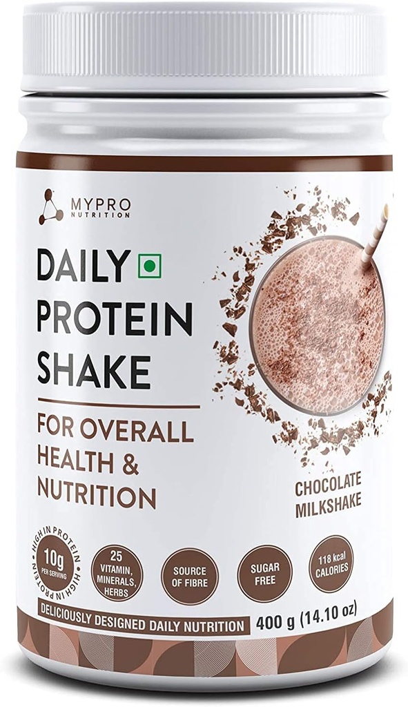 Codzienne shake protein 118 kcal Calories, 25 witaminy -Serving -40 - dla mężczyzn i kobiet czekoladowe mleko shake flavor dla 400Gm