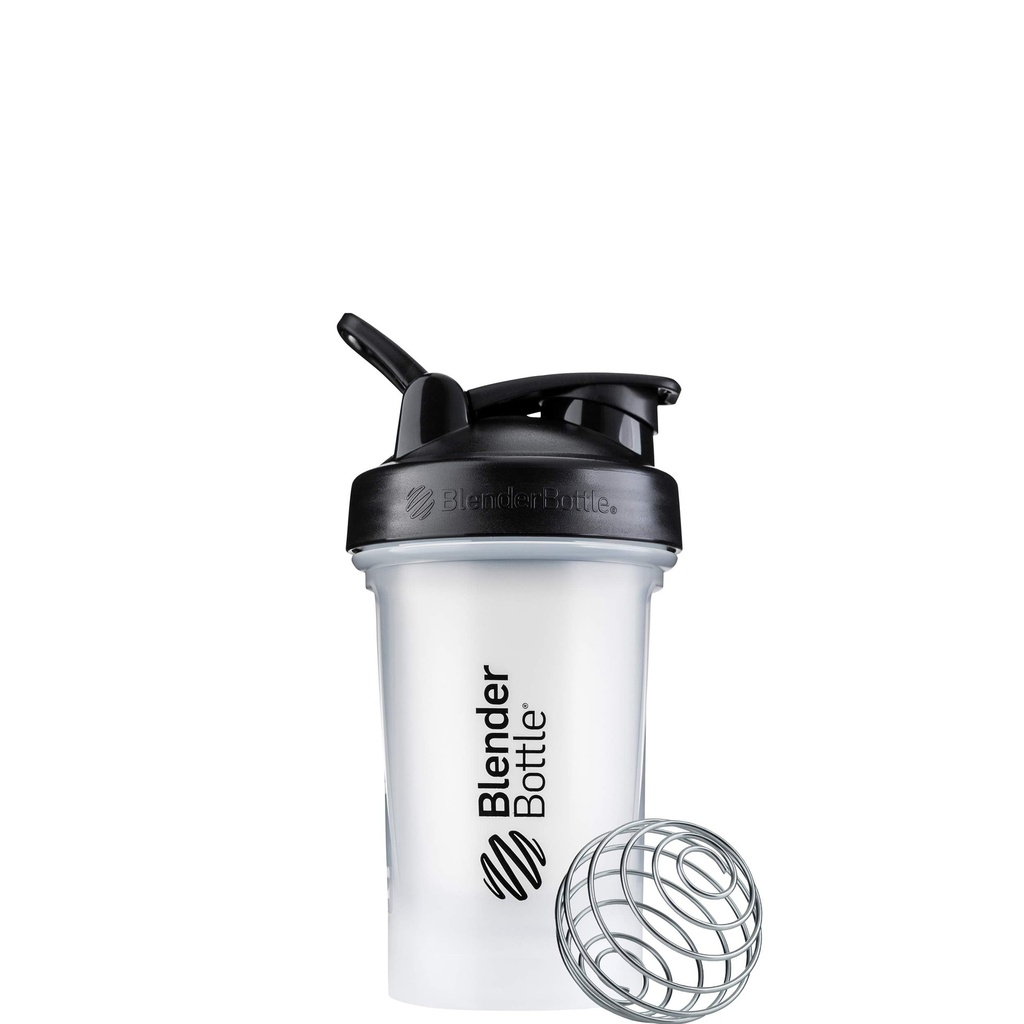 Butelka BlenderBottle Classic V2 Shaker Butelka Perfect for Protein Shakes and Pre Workout, 20- unce, Clear / Black