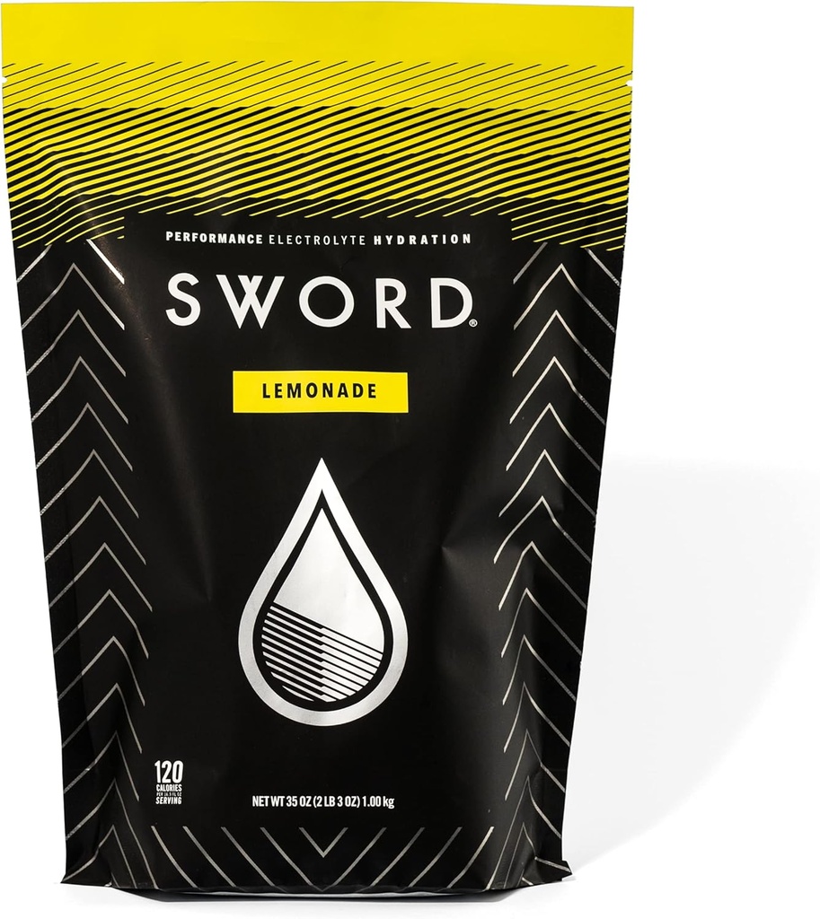SWORD Performance Electrolyte Replenisher proszkowy napój, Lemoniada, 30- Podawanie Resealable Bag w / Scoop