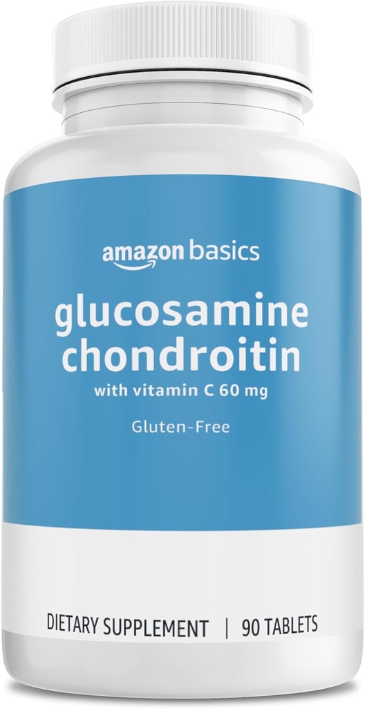 Podstawy - Glukozamina Chondroitin, 1500 mg, z witaminą C 60 mg, 90 tabletek (2 na porcję), Gluten Free