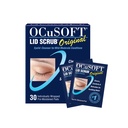 OCuSOFT Lid Scrub Original Eyelid Cleanser - Nawilżone chusteczki do oczu dla łagodnych do umiarkowanych warunków - Eyelid Cleanser to Clean, Comfort & Soothe Irritated Eyelids - 30 Count