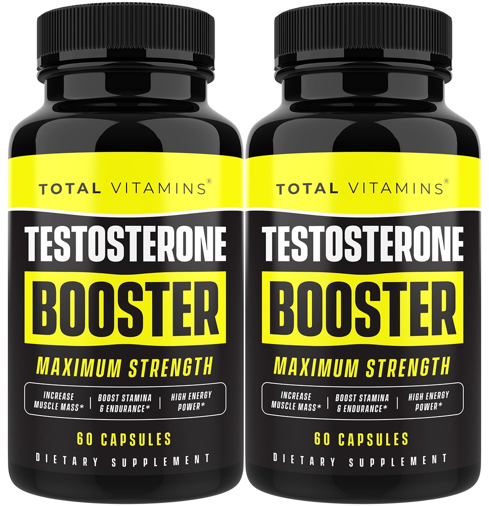 Testosteron Booster - Suplement testosteronu dla mężczyzn - Mężczyzna Enhancing Supplements - Testosteron Booster dla mężczyzn Alpha Pigułki dla Test Boost Max Wzrost mięśni, Libido, Energia i Stamina Pigułki