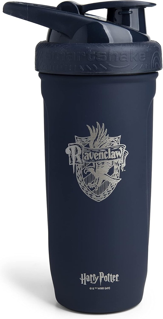 Smartshake Reforce Stainless Steel Harry Potter Ravenclaw Shaker Butelka (900 ML / 30oz) 124; Light Weight Resistance Sports Shaker Butelka z miękką pokrywą 124; Leakproof, BPA Free & DEHP Free