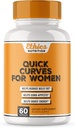Quick Curves - tłuszcz Burner Weight Loss Pills dla kobiet 124; Appetite Suppressant, Najlepszy tłuszcz Burner Metabolizm Booster 124; Slimming Belly Fat Burner Diet Pigułki, które działają szybko, Dodatkowa siła - 60 Kapsułki