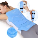 REVIX XXL Pack Full Back Ice Pack Wrap, wielokrotnego użytku żel zimny kompres do górnego i dolnego pleców, długotrwały elastyczny Ice Pack for Muscle Fatigue, Bolesność i Post- Workout Recovery