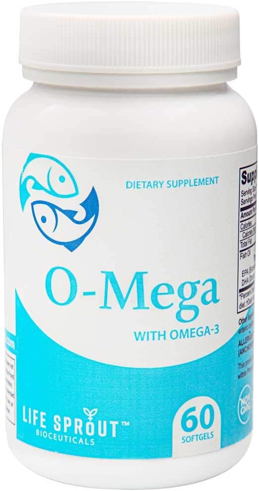O- Mega z EPA / DHA Enteric Omega-3 Kwasy tłuszczowe - 60 kapsułek