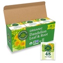 Tradycyjne Medicinals Tea, Organic Dandelion Leaf & Root, Wspiera funkcje nerek & Zdrowa trawienie, 48 torby herbaty (3 Pack)