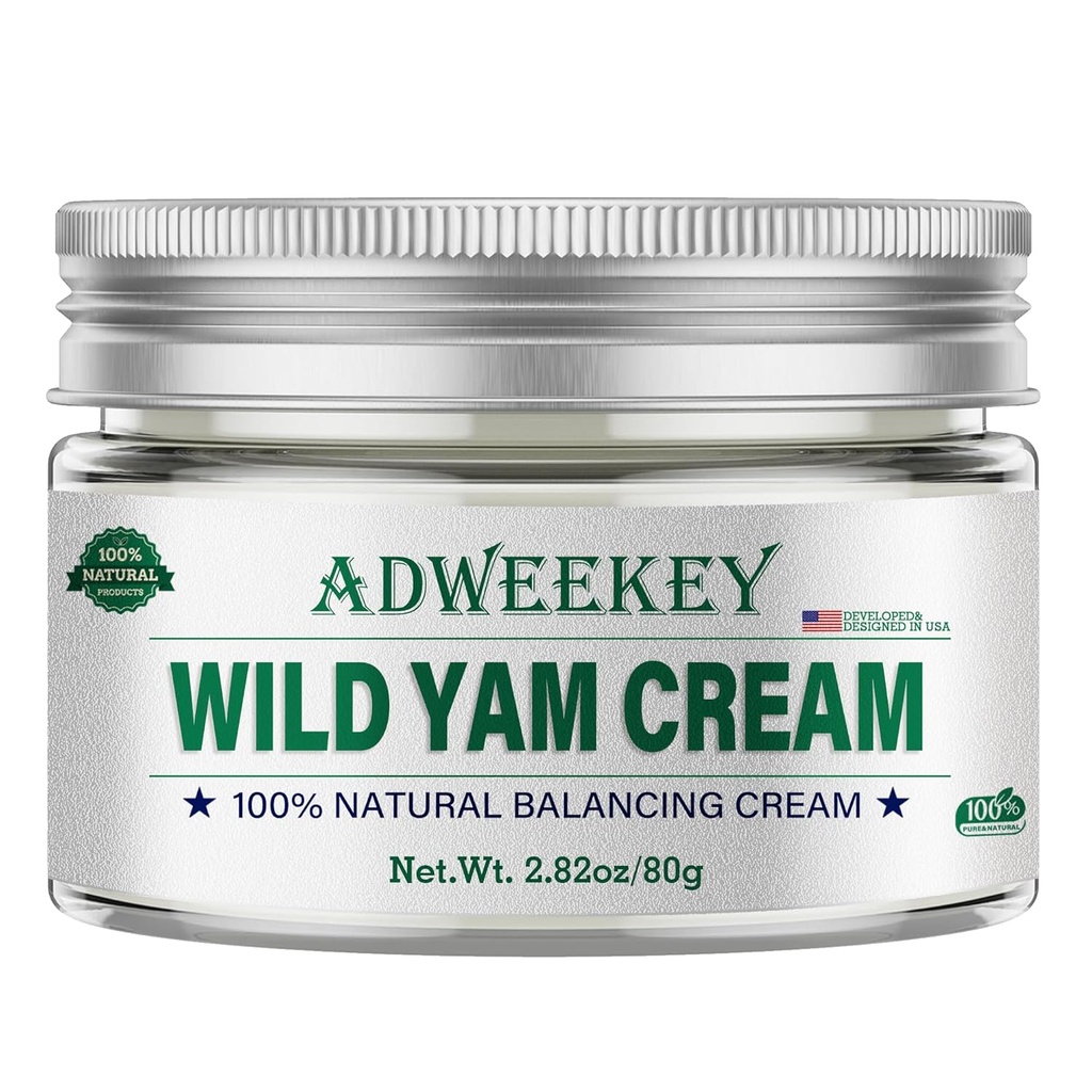 Wild Yam Cream for Hormon Balance, Australia Skincare Expert & Global Health Scholars Zalecane recepty - Menopauza & Menstrual Support Like Hot Flash, nocne poty, niestabilny nastrój
