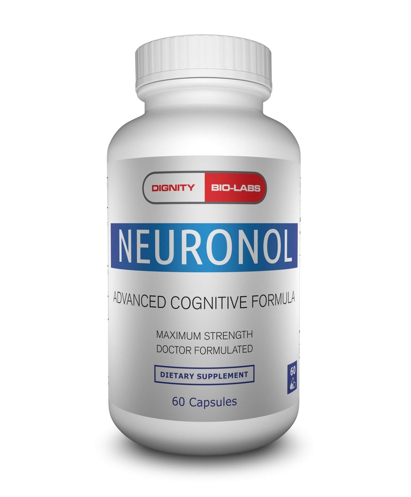 Neuronol by Dignity Bio- Labs: Brain Health Formula for Memory Support, Focus, Clarity, and Concentration - # 1 Nootropic sformułowane w / Dmae, Bacopa Monnieri, Ginkgo Biloba & More.