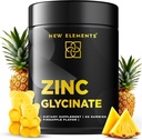 Gumki glicynianowe cynku dla dorosłych 124; suplementy cynku 50 mg 124; Wspomaga zdrowie immunologiczne 124; Metabolizm 124; Suplement do pielęgnacji skóry dla dorosłych 124; Wegan dla dorosłych 124; Non-GMO dla dorosłych 124; Suplementy bez glutenu 124; Naturalny smak ananasa 124; przez nowe elementy