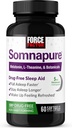 FORCE FACTOR Somnapure Softgels Sleep Aid to Fall Asleep Faster, Stay Asleep Longer, Wake Up Refreshed, Sleep Aid for Adults with Melatonin, Ashwagandha, Valerian Root, and Lemon Balm, 60 Softgels