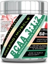Amazing Muscle BCAA 3: 1: 2 Supplement Agregat 124; 60000 Mg Per Serving Agregat 124; 60 Serings Agregates 124; Arbuz Flavor