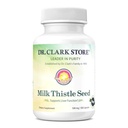 Dr Clark Store Milk Thistle Seed Supplement - 500 mg, 100 kapsułek, Zdrowie wątroby i Detox Support
