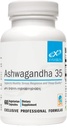 XYMOGEN Ashwagandha 35 - Opatentowany, oczyszczony ekstrakt Ashwagandha Root + Leaf (35% Glikozydów Withanolidu) - wspomaga zdrową reakcję na stres, relaks i jakość odpoczynku nocnego (60 kapsułek)