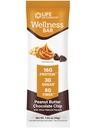Life Extension Wellness Bar (Masło orzechowe Czekoladowy Chip) - 16 g białka, 8 g włókniny, 3 g cukru - Czekoladowe chipsy Cacao, Izolacja serwatki - Bary przekąski, Gluten- wolne od glutenu - indywidualnie